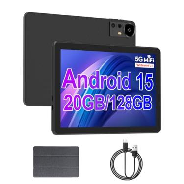 Imagem de ICONLINK Tablet Android de 10 polegadas com capa 20 GB de RAM + 128 GB de ROM, bateria de 6000 mAh tablet Android de 10 polegadas, câmera dupla de 2 MP + 8 MP, tela sensível ao toque IPS HD de 10,1