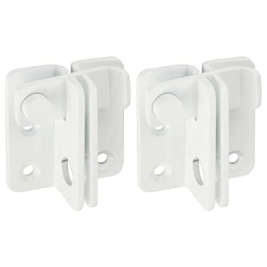 Imagem de Mooche – Trava de porta deslizante com trava de trava de segurança para porta de celeiro, porta francesa, pacote com 2