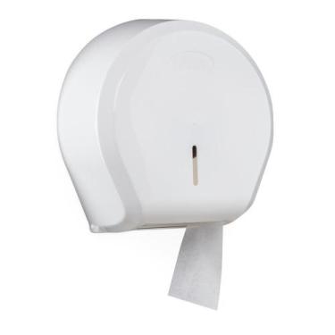 Imagem de Dispenser Papel Higiênico Rolão 300/500m Preto/Branco - Nobre - Goeder