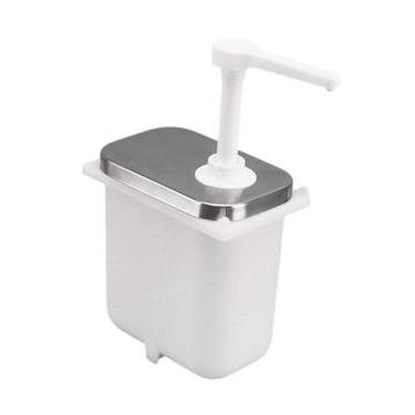 Imagem de Bothyi Dispensador de molho, garrafa de bomba de molho, ferramenta de distribuição de condimentos, garrafa de bomba de condimentos para salada, ketchup, casa, restaurante, hotel, uso, 2,5 L, sem caixa