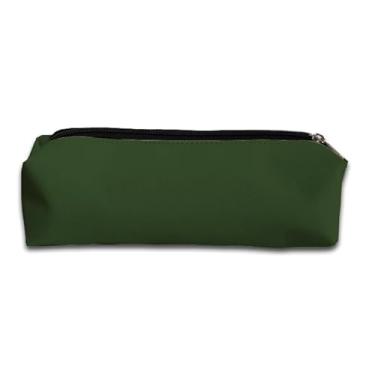 Imagem de Estojo Escolar Tipo Palito em Nylon - Escolha a Sua Cor (Verde Militar)