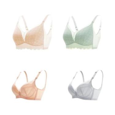 Imagem de Sutiã De Amamentação Sem Costura E Respirável Para Mulheres, Push-up, 