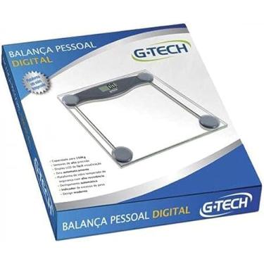 Imagem de Balança Corporal G-tech Glass 10, Até 150 Kg