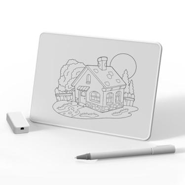 Imagem de VBESTLIFE Prancheta Magnética A4, Prancheta Infantil Com Caneta e Borracha, Quadro Branco para Crianças, para Criar Listas de Tarefas, Horários, Planos de Refeições, Notas