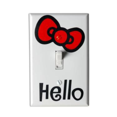 Imagem de Placa de parede CLAUVINCK Hello Light Switch Cover Bow