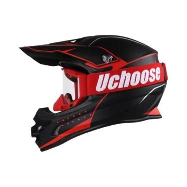 Imagem de Capacete De Motocross Para Corrida off Road Certificado DOT Kask Cross