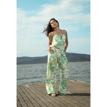 Imagem de Calça Pantalona Em Linho Estampada Flor da Ilha - Pop Me, P