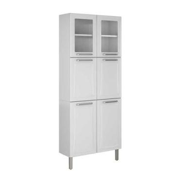 Imagem de Paneleiro 6 Portas IPLDV-80 Társila Itatiaia Branco Neve, Branco Neve