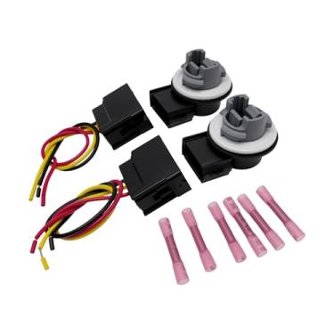 Imagem de HYXUAN Soquete de luz de freio de seta 2U5Z13411DA compatível com E-150 E-250 E-350 E-450 Edge Escape Expedition Explorer F-150 F-250 F-350 F-450 F-550 Focus Freestar Ranger Taurus Mountaineer