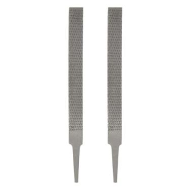 Imagem de HARFINGTON 2 peças de lima de madeira de 15 cm, lima de corte plano de aço, lima multifuncional para marcenaria, afiação, madeira, metal