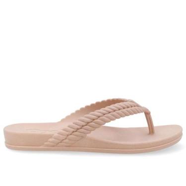 Imagem de Chinelo usaflex poofy ref ao33001 feminino, 36, Bege