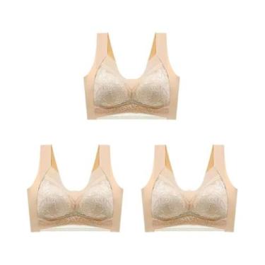 Imagem de Conjunto De Lingerie Feminina plus Size Com Sutiã Push up De Renda E D