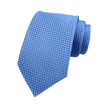 Imagem de Gravata Ascot Masculina De 8CM Com Estampa De Poá E Jacquard Sólido, P