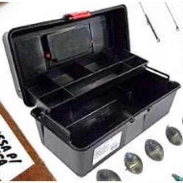 Imagem de Maleta Pescaria Com Linha Caixa Com Acessórios Kit Completo