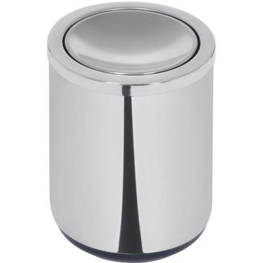 Imagem de Lixeira Inox Cápsula Basculante Scotch Brite 10L Tramontina