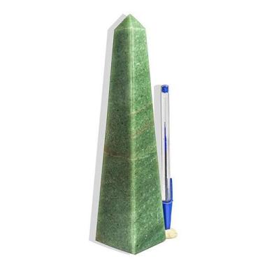 Imagem de Obelisco Quartzo Verde Natural 20 a 22 cm 700 a 1000 g - B - Varejo