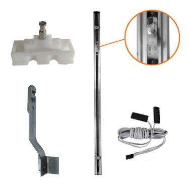 Imagem de Acionamento Ppa Portão Bv Haste 2,00M Aluminio Passo 60 Fuso 5/8 Ii