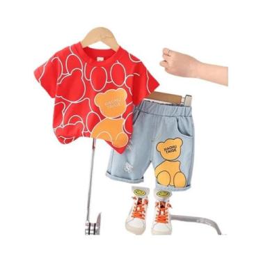 Imagem de Conjunto De Verão Para Bebês Meninas E Meninos 2 Peças Camiseta De Man