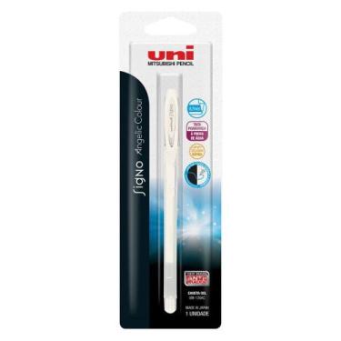 Imagem de Caneta Gel Angelic Signo 0.7mm Branca Blister Mitsubishi - Uni Ball  P