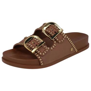Imagem de Chinelo Slide Feminino Moda Conforto Leve Casual Zaxy Fire