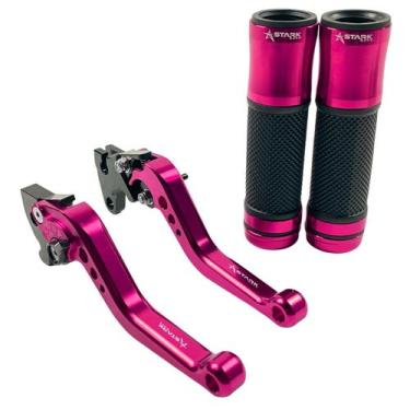Imagem de Kit Manete Manopla Esportivo Xt 225 Xt660r Dt 200 Tdm 25 - Stark Race,
