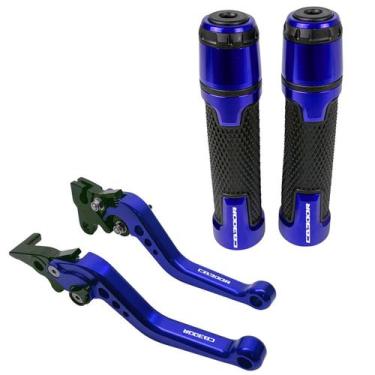Imagem de Kit Manete Manopla Esportivo Cb300r Gravado A Laser - Special Levers, 