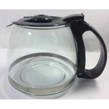 Imagem de Jarra Para Cafeteira Mallory Aroma 16 Inox Preta