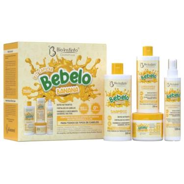 Imagem de Kit Completo Bebeloo Banana com Shampoo, Condicionador, Máscara Capila