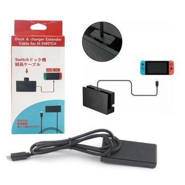 Imagem de Cabo Extensor Extensão Dock Tipo C Usb Compatível Com Nintendo Switch 
