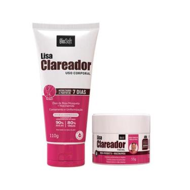 Imagem de Combo Clareador Axila Virilha E Rosto Manchas Bio Soft Suave