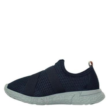 Imagem de Tênis Infantil Masculino Lycra Slip On Molekinho 2831.226, Preto, 34