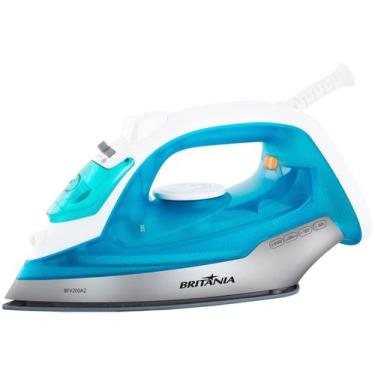 Imagem de Ferro de Passar a Vapor Britânia BFV200AZ Vapor Extra 110V, Azul, 110V
