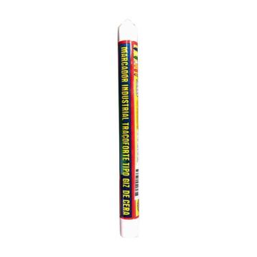 Imagem de Marcador Industrial Tipo Giz de Cera Branco LGC-0400 - Baden