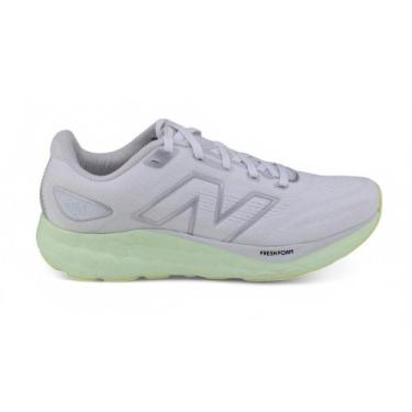Imagem de Tênis Feminino New Balance Fresh Foam 680v8 Corrida, 40, Branco off