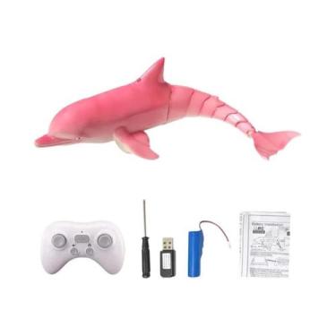 Imagem de Brinquedo RC Para Crianças, Robô Tubarão Manta 24G, Barco Elétrico Par