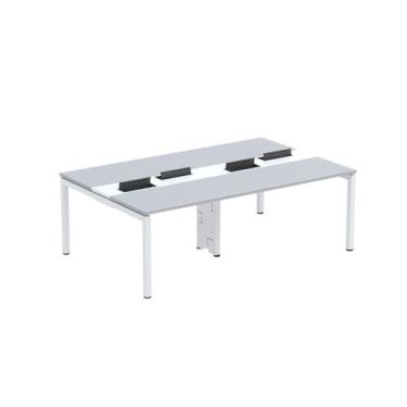 Imagem de Estação de Trabalho Mesa Plataforma Escritório para 4 Pessoas Dupla co