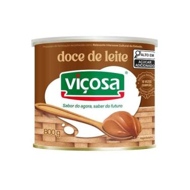 Imagem de Doce de Leite Tradicional Viçosa Cremoso Lata 800g
