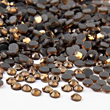 Imagem de Beadsland Cristal Hotfix Strass, pedra cortada à máquina 288 peças/pacote (SM.Topaz, SS30/6 mm)