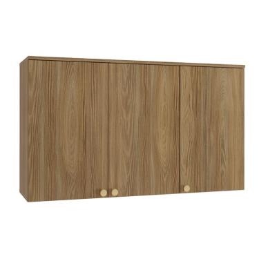 Imagem de Armário Aéreo Botanic 3 Portas Nogueira 120 cm