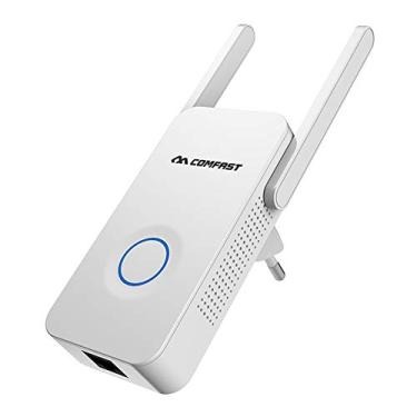 Imagem de AKT Extensor WiFi 1200 Mbps potente dual band Internet sinal impulsionador sem fio 2,4 GHz 5 GHz antena extensor de alcance Wi-Fi