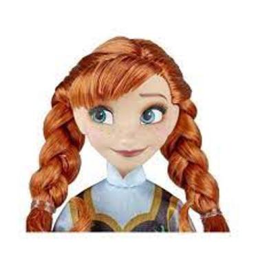 Boneca Frozen Anna Disney 55cm Gigante Original Novabrink em