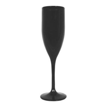 Imagem de Taça Champagne Preto - 180 ml (10 Unidades)