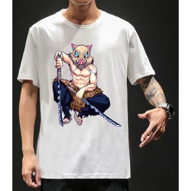 Imagem de Camiseta Inosuke Hashibira Demon Slayer Kimetsu No Yaiba - King Of Pri
