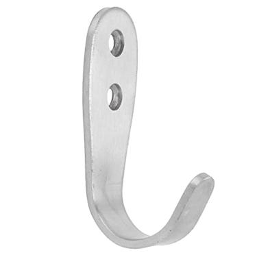 Imagem de Hyuduo 1 peça gancho de aço inoxidável, roupas resistentes toalhas casacos parede metal gancho durável, para escritório, casa, cozinha, quarto, banheiro, armário, maçaneta, porta superior/porta resistor