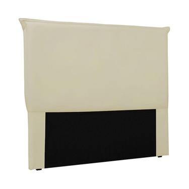 Imagem de Cabeceira Decorativa King Size 1,95m Trento Veludo Bege