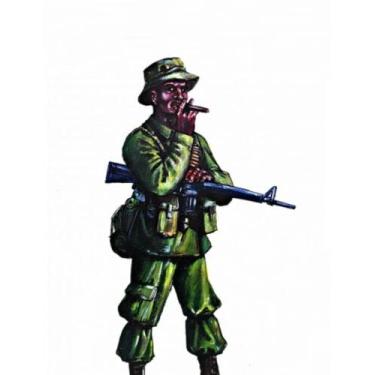 Imagem de Bonecos de Marte 32006-1/32 Infantaria dos EUA, Guerra do Vietnã, Kit de modelo de plástico em escala