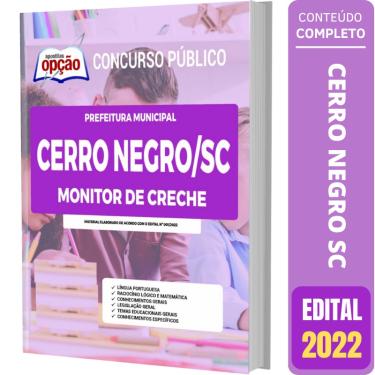 Imagem de Apostila Concurso Cerro Negro Sc - Monitor De Creche