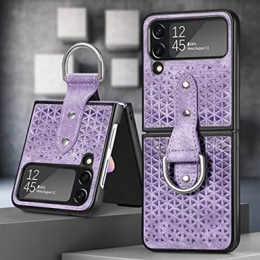 Imagem de Suporte de tela dobrável com fivela de anel para celular para samsung z flip 4 suportes para capas de celular, 5, para samsung z flip4