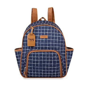 Imagem de Mochila Maternidade Mosaico Hug Azul Escuro