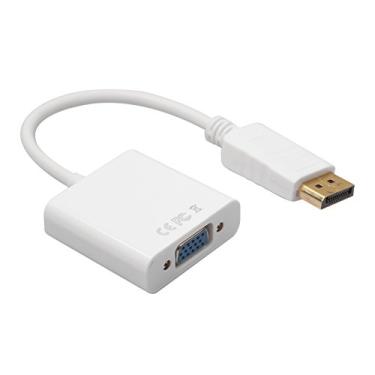Imagem de Cabo adaptador conversor de vídeo Vanpower DisplayPort DP macho para VGA fêmea para PC